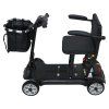 Čtyřkolový elektrický skútr pro seniory EasyGo černý