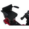 Čtyřkolový elektrický skútr pro seniory EasyGo červený