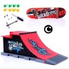 2 variant finger skateboards skate park ramp parts for tech practice deck children gift set fingerboard toys