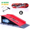 1 variant finger skateboards skate park ramp parts for tech practice deck children gift set fingerboard toys