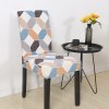 14 variant geometry stretch chair cover spandex elastic slipcovers chair seat covers for dining room banquet hotel restaurant kitchen
