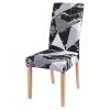 16 variant 1246pcs printed elastic dining room seat chair covers spandex chair cover stretch slipcovers for wedding banquet party decor