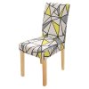 7 variant 1246pcs printed elastic dining room seat chair covers spandex chair cover stretch slipcovers for wedding banquet party decor