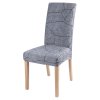 18 variant 1246pcs printed elastic dining room seat chair covers spandex chair cover stretch slipcovers for wedding banquet party decor