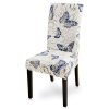 21 variant 1246pcs printed elastic dining room seat chair covers spandex chair cover stretch slipcovers for wedding banquet party decor