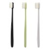 mainimage43 Colors Optional 1pc Portable Toothbrushes With Nano Ultra fine Bristles Wave Flat Teeth Head Travel