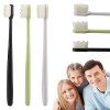 mainimage03 Colors Optional 1pc Portable Toothbrushes With Nano Ultra fine Bristles Wave Flat Teeth Head Travel