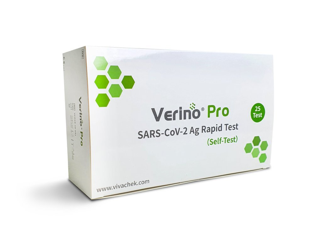 600x Verino Pro Antigenní rychlotest na COVID-19 z přední části nosu (i pro DĚTI) - PRO SEBETESTOVÁNÍ (27 Kč/ks)