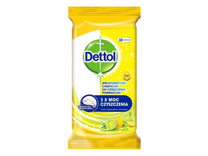 dettol citron a limeta dezinfekcni ubrousky na povrchy 32 ks