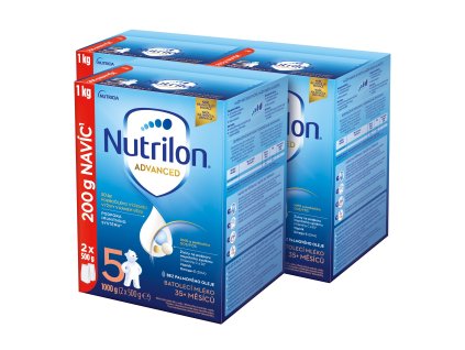 Nutrilon 5 Advanced DUO balení 3x1kg