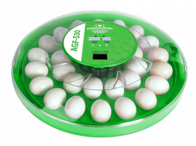 Plně Automatická digitální líheň S30. Pro 30 vajec.