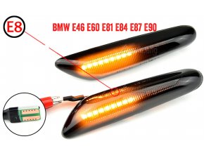 Dynamické LED blinkry kouřové BMW 1, 3, 5, X1, X3