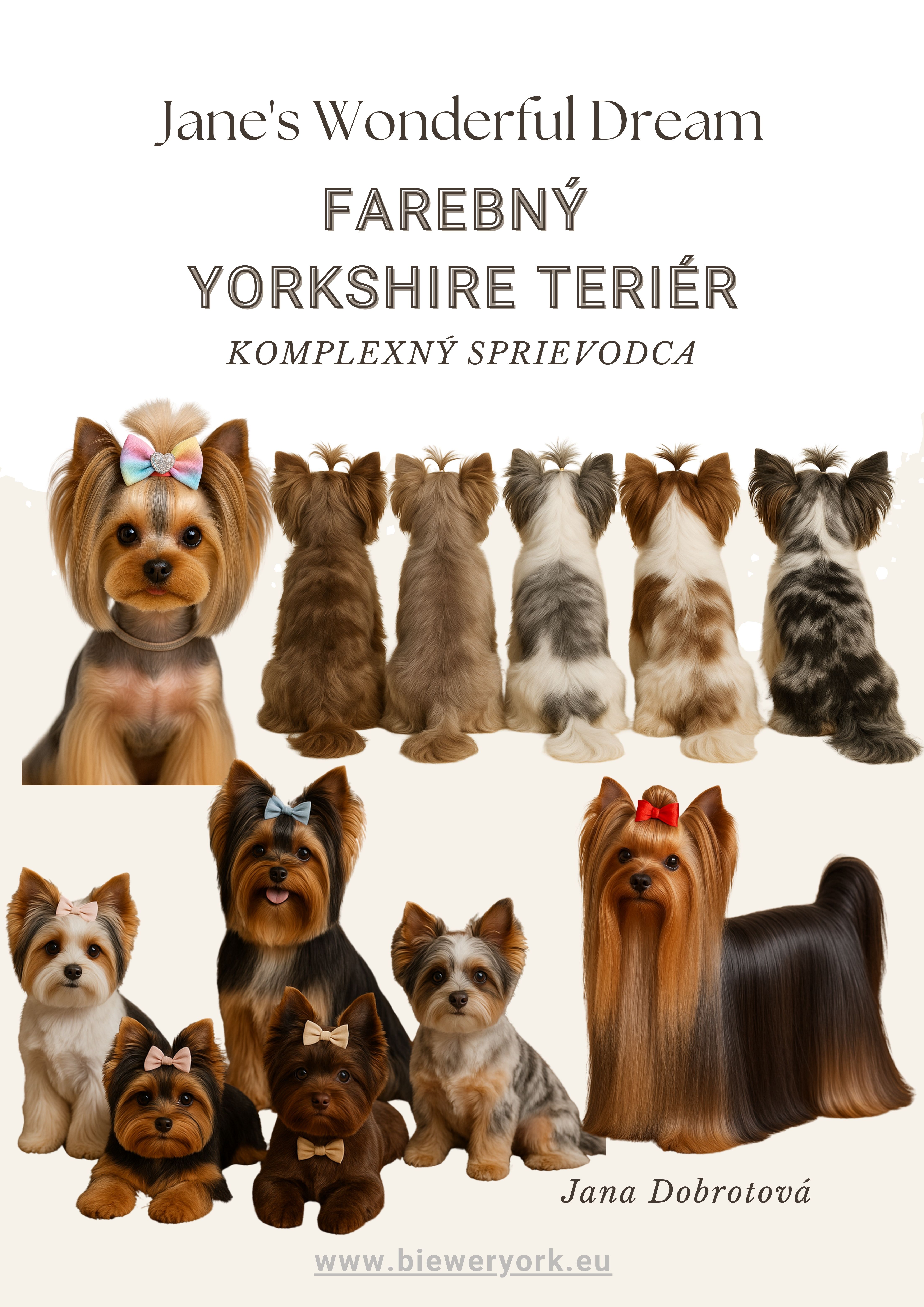 E-book o farebných Yorkshire teriéroch