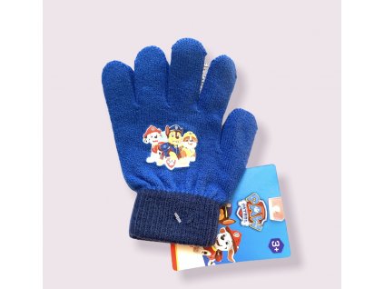 Chlapčenské rukavice Paw Patrol modrá