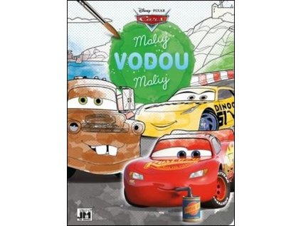 omaľovánka Maľuj vodou Cars