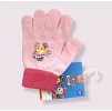 Dievčenské prstové rukavice Paw Patrol svetloružová
