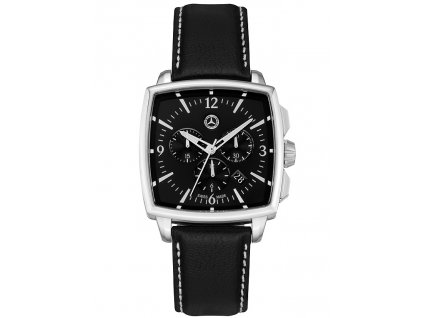 Mercedes-Benz Pánské hodinky Chronograph, Classic Carré elegantní černé B66043322