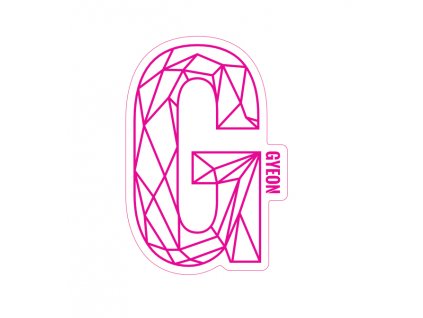 gyeon sticker pink 10x6