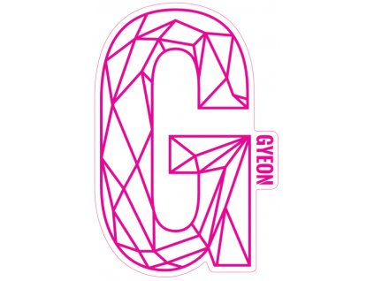 gyeon sticker pink 20x13