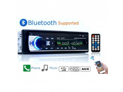 Podofo Car Radio Stereo Player Digital Bluetooth MP3 Player JSD 520 60Wx4 FM Audio Stereo Music