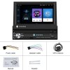Podofo Android 1 Din Car Radio Tape Recorder GPS Navigation 7 HD Retractable Screen Multimedia Video.png 2