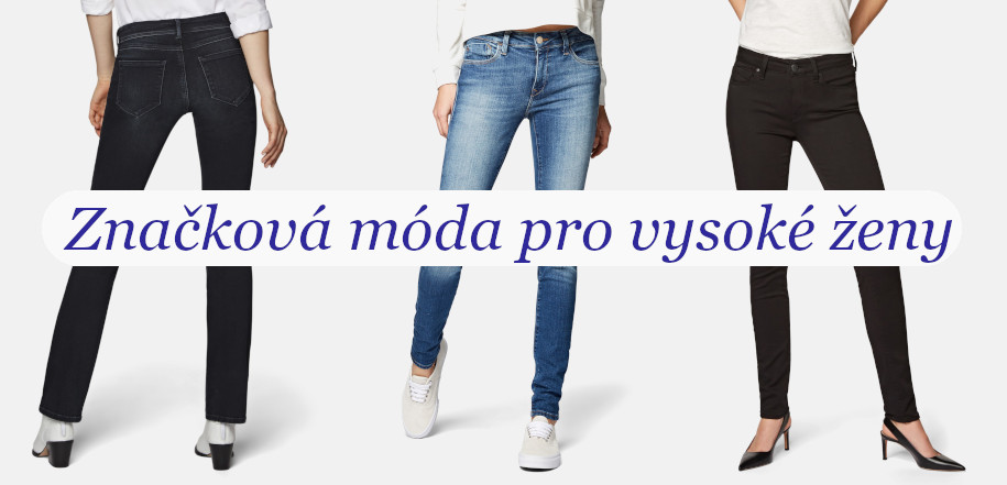 Dámské džíny prodloužené velikosti