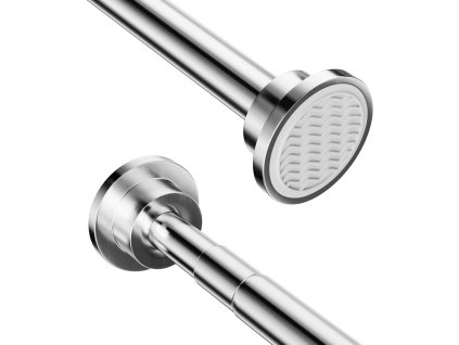 Nerezová teleskopická tyč na sprchový závěs