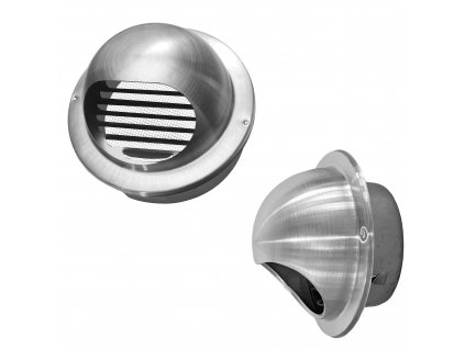 Nerezová větrací mřížka se sítem Ø50-300 mm (Průměr 50 mm)