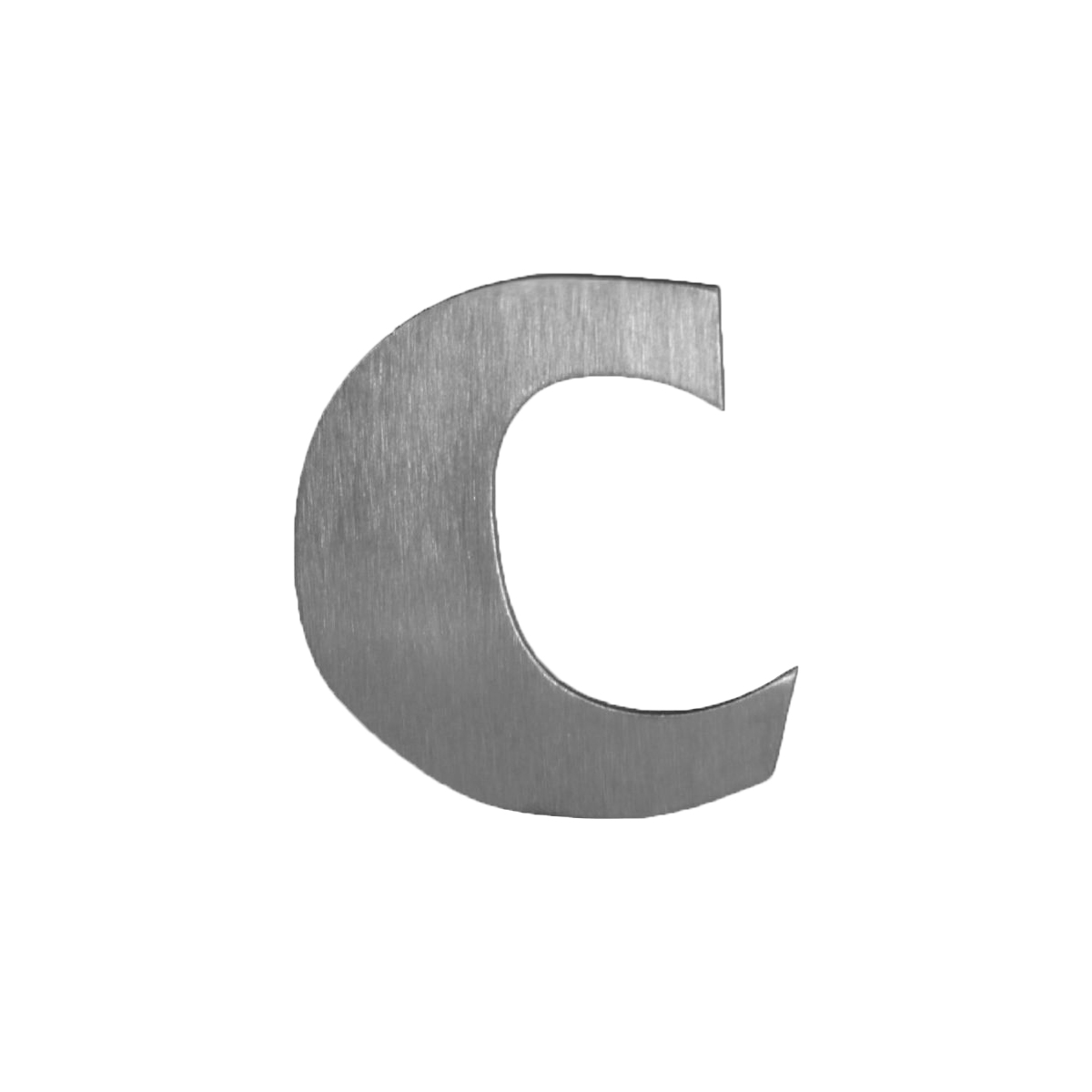 Nerezové domovní číslo popisné - FRANCE varianta: malé písmeno c
