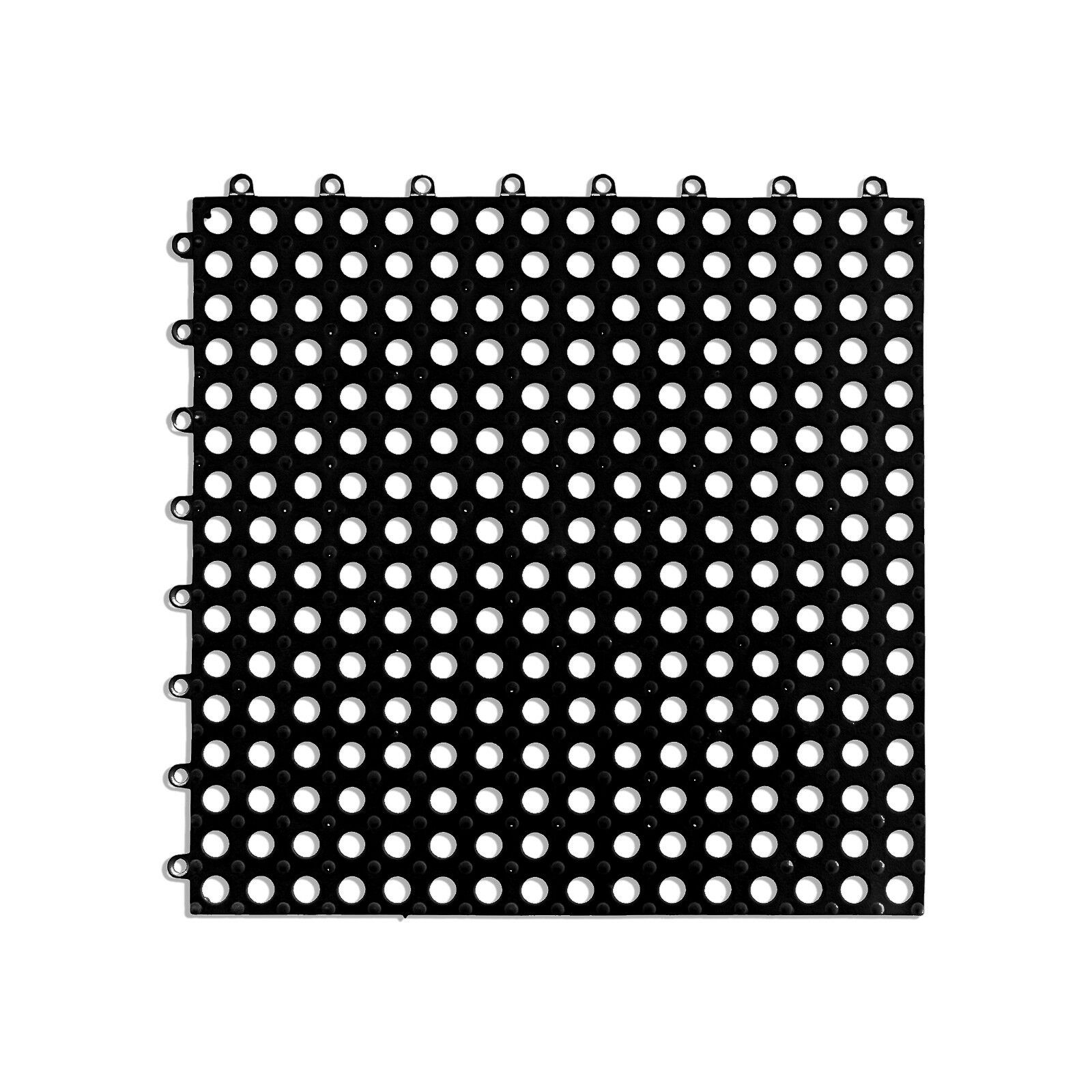 Bazénová modulární rohožka Barva: Černá