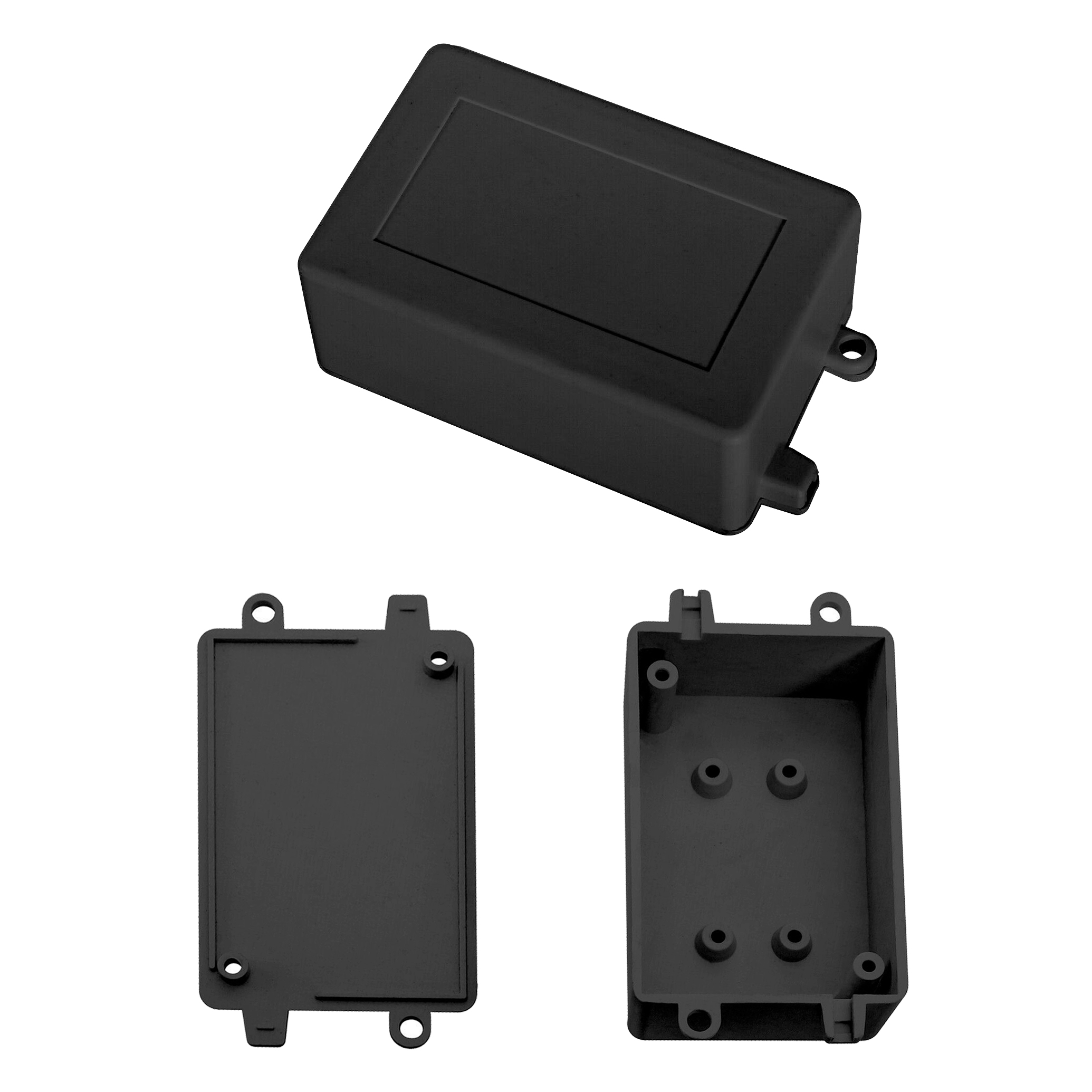 Univerzální instalační krabice / box Barva: Černá, Rozměr: 84x45x30 mm