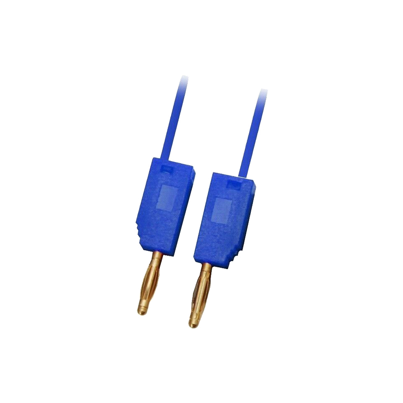 Testovací / laboratorní kabel Ø2 mm Barva: Modrá, Rozměr: 25 cm