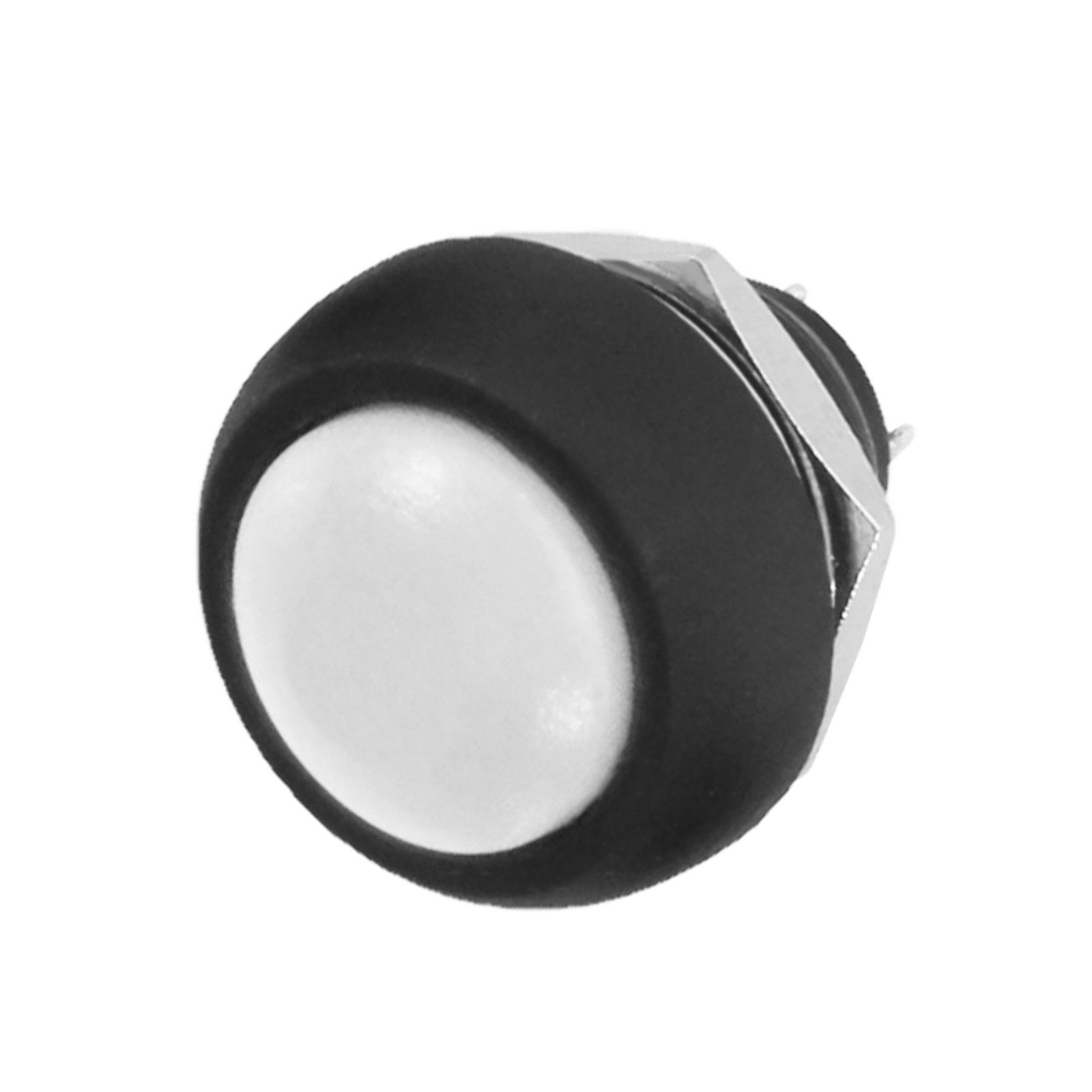 Tlačítkový spínač M12 Barva: Bílá