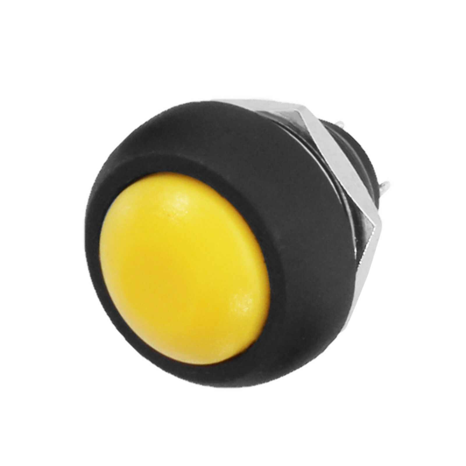 Tlačítkový spínač M12 Barva: Žlutá