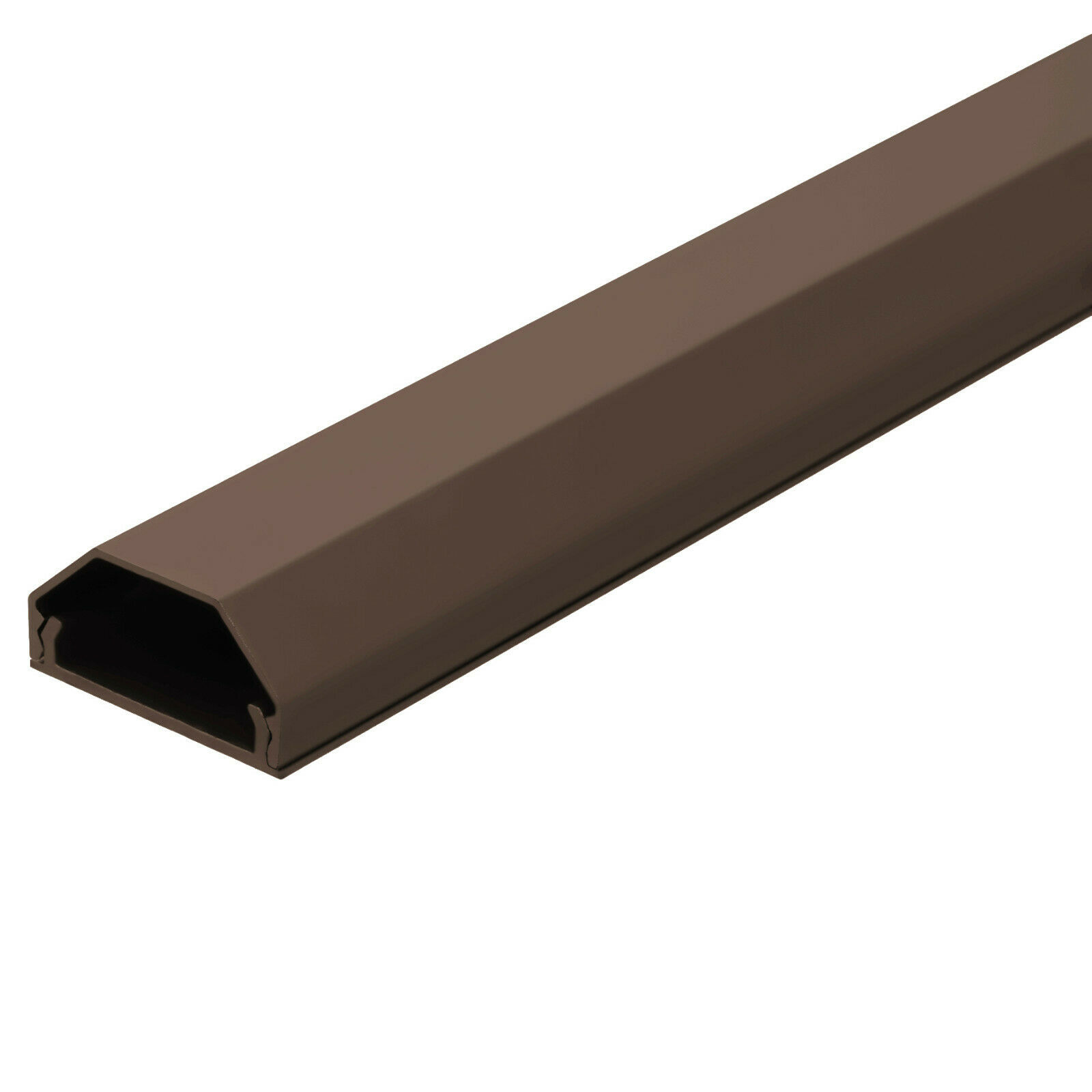Hliníková kabelová lišta / most 110 cm 2. jakost Barva: Hnědá, Samolepicí páska: Ano, Šířka profilu: 33 mm