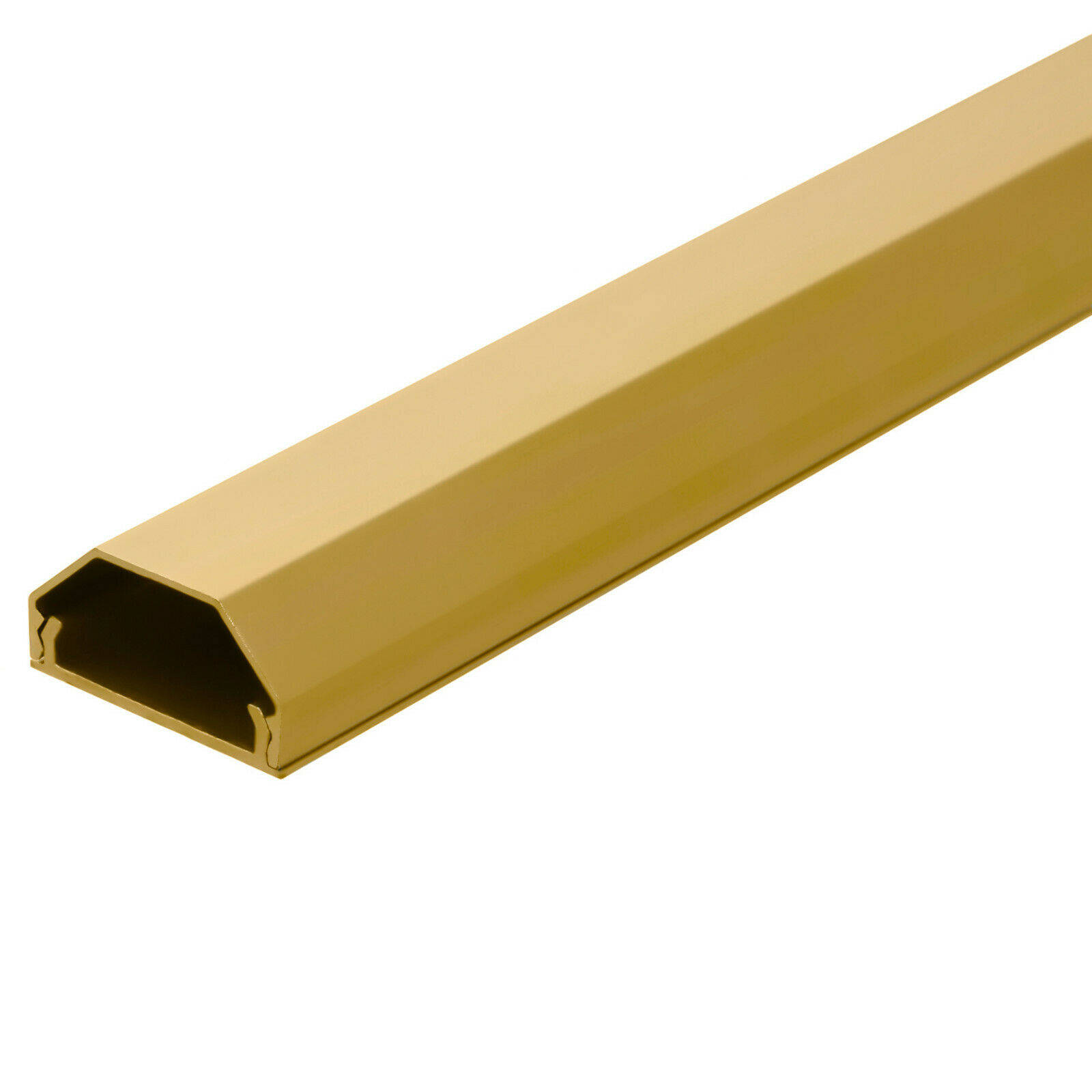 Hliníková kabelová lišta / most 110 cm 2. jakost Barva: Zlatá, Samolepicí páska: Ano, Šířka profilu: 33 mm