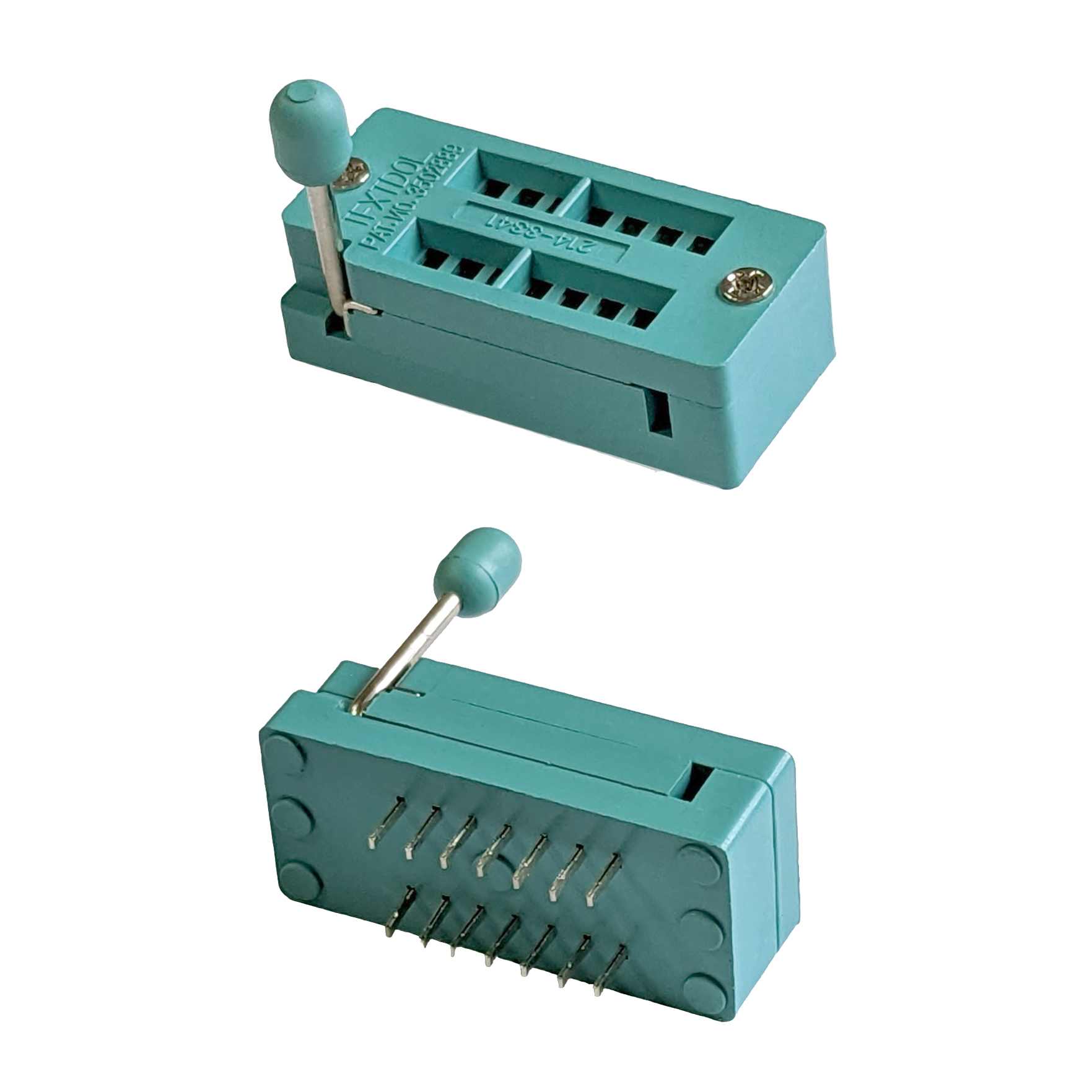 Testovací patice ZIF IC, DIL / DIP 7,62mm Model: 14 pinů