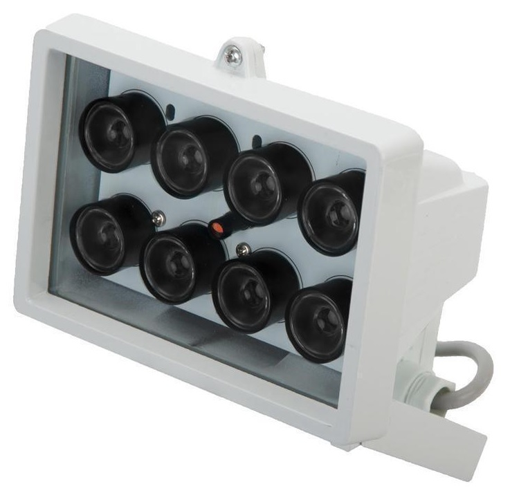 IR LED přísvit pro kameru reflektor 12V 8W