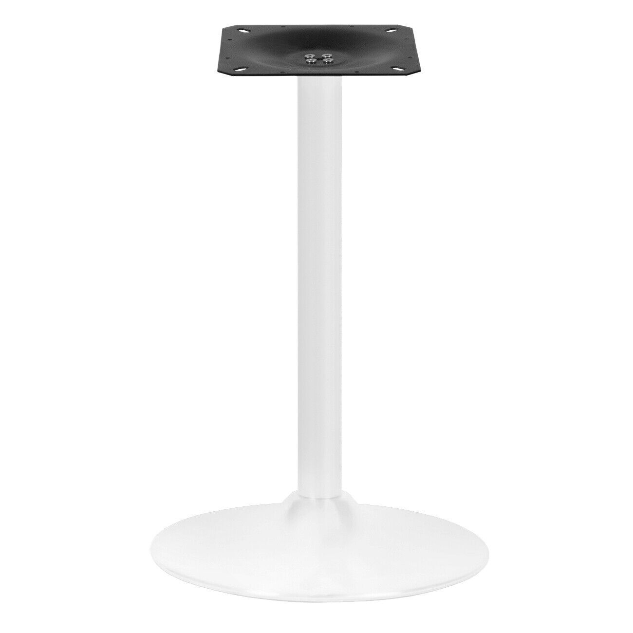 Bílá stolová podnož kulatá Ø45x71 cm