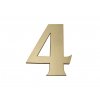 Přírodní dřevěné domovní číslo - TOPOL (varianta číslo 8)