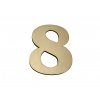 Přírodní dřevěné domovní číslo - TOPOL (varianta číslo 8)