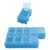 Organizér - úložný box pro SMD/SMT součástky 39x23,5x18 mm [10 ks] (Barva Černá)