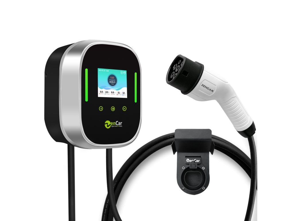 Zencar Wallbox Model W-Pro (Type 2, 16A, 7.5m) 3 Phase with RFID