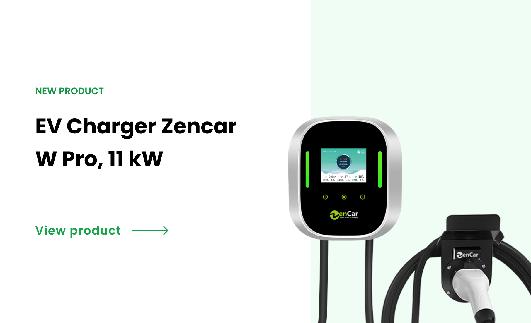 EV Charger Zencar W Pro, 11 kW