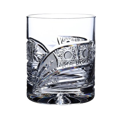 Broušené sklenice na whisky 330ml, Kometa (Ks - skleničky 2 skleničky v balení)