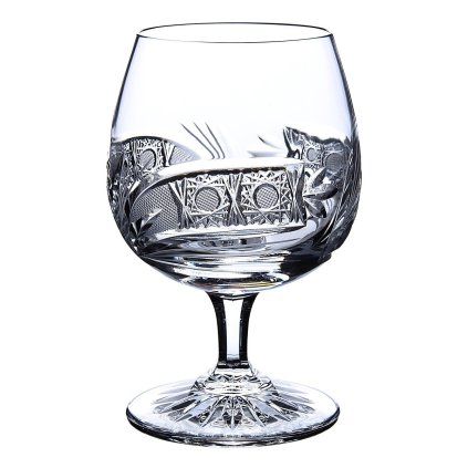 Broušené sklenice na rum