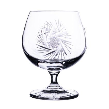 Broušené sklenice na rum , brandy, koňak