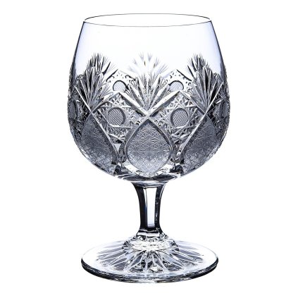 Broušené skleničky na rum, brandy, koňak 250ml, Exclusive (Ks - skleničky 2 skleničky v balení)