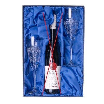 darkovy set na vino se sklenicemi 260ml kometa