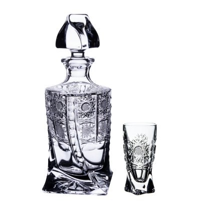 Quadro likér set se skleničkami 50ml, Klasika (Balení Dárkové balení )